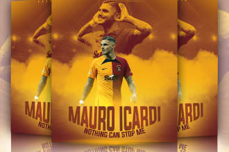 design sports poster, banner, flyer or any sports graphics