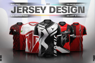 design custom sublimation gaming jersey