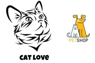 do animal,pet,pet shop,animal shop,animal care and pet care logo design