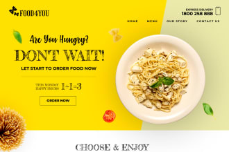 design restaurant website in wordpress with online ordering