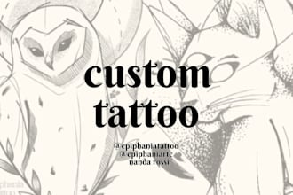 Big Deals!  draw you a custom tattoo