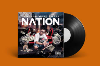design professional unique mixtape cover or  album cover art