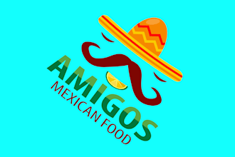 make eye catching mexican food logo design without any copyright concept