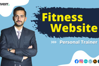 build a fitness website for personal trainers with reservation system