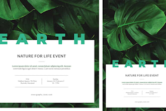 create simple eye catching event flyer design