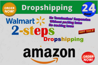 offer  2step walmart and amazon dropshipping full store management