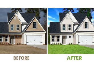 do real estate photo editing and retouching