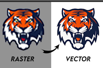 vectorize your raster or logo