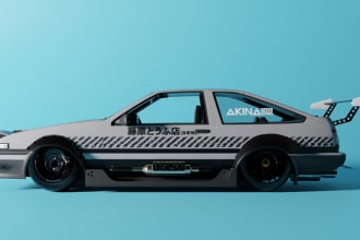 create 3d automobiles, cars and nfts