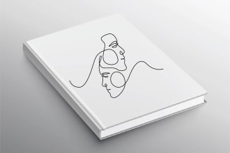 draw one line logo, line art, design minimalist for you
