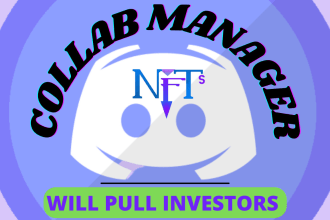 do nft discord collab, nft giveaway collab and pull investors