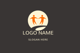 do modern non profit event or charity logo design