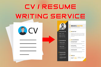 convert your CV to an industry professional resume builder, resume services