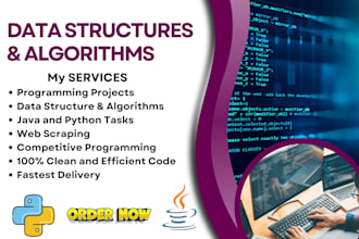 assist with data structures and algorithms tasks in python