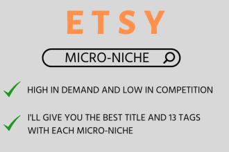 do micro niche research for your etsy shop