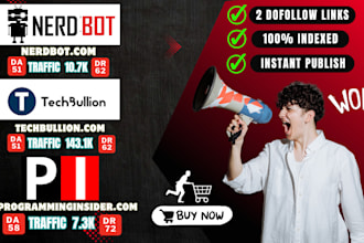 publish article on techbullion , programminginsider ,   nerdbot with index post