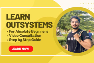 teach you outsystems and help you build an application