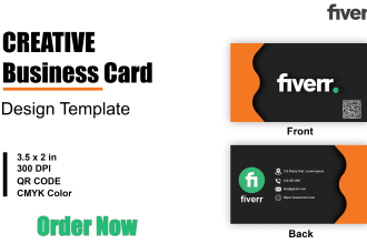 design business cards and stationery, visiting cards, poster