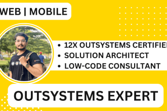 build outsystems  web and mobile application