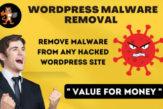 remove malware and fix hacked wordpress website