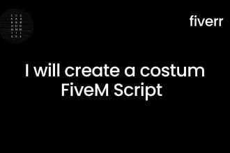 create a costum fivem script for your server