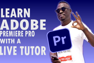 give video editing lessons, tiktok video creation in adobe premiere