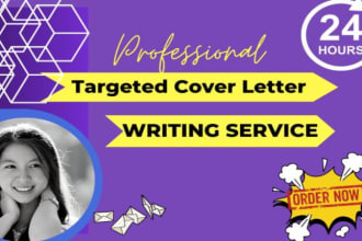 professionally write and edit your resume or cover letter in 12 hours