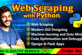 do any python programming task and design your algorithms