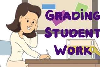 grade your students papers or work