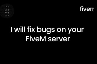 fix bugs on your fivem server