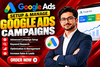 setup and manage google ads PPC campaigns