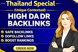 do high quality thai dofollow SEO link building DR authority thailand backlinks