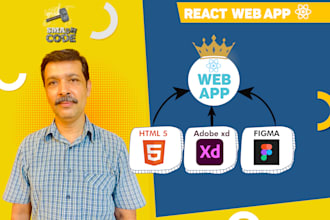 web developers, develop and design react web modern