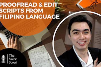 proofread your filipino script or document
