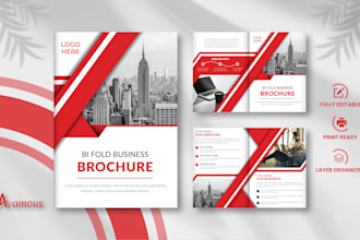 do business brochure design or product catalog