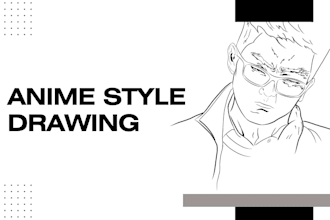 draw you in your favorite anime style