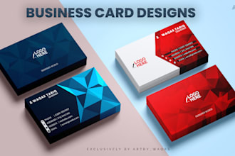 design professional business cards and letterheads