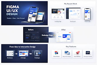 do website design with prototype in figma