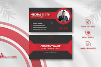 design professional business cards or corporate identity