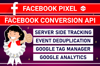 setup or fix facebook conversion api pixel google analytics with tag manager