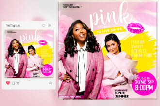 do awesome social media and event flyer design in few hrs