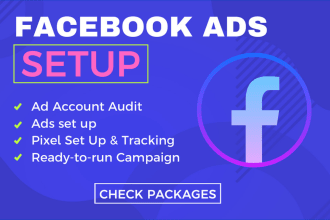 be your ads manager to set up a working facebook ads campaign