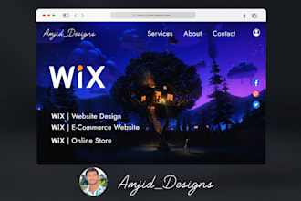 design modern wix ecommerce websites