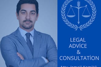 be your lawyer and give you legal advice in the field of turkish law