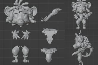 slice and modify your stl for 3d print