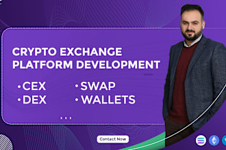 develop crypto exchange platforms for you