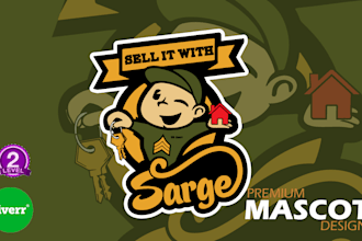 craft awesome character and mascot logo