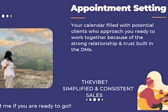 be your sales appointment setter