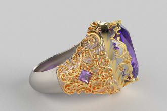 create 3d jewelry design for 3d printing
