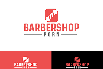 design a professional barbershop logo with fast delivery